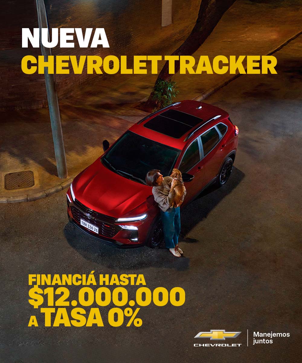 Chevrolet Tracker, SUV versátil y espaciosa, perfecta para la familia y equipada con tecnología avanzada.